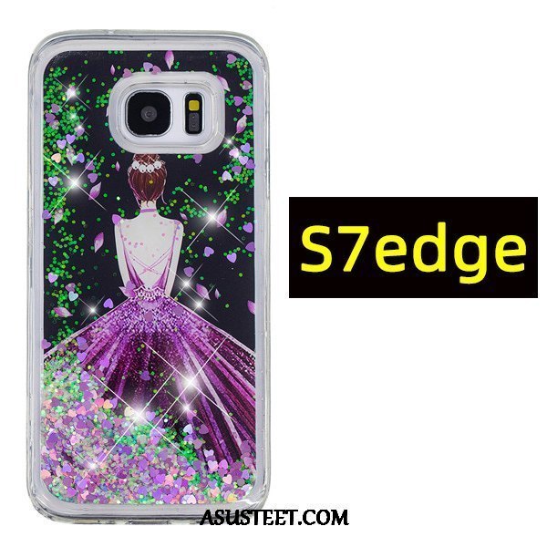 Samsung Galaxy S7 Edge Kuori Kuoret Juoksuhiekka Murtumaton Puhelimen Suojaus