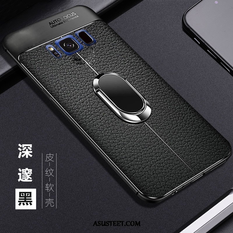 Samsung Galaxy S8+ Kuoret Kuori Musta Tila Pehmeä Neste Silikoni