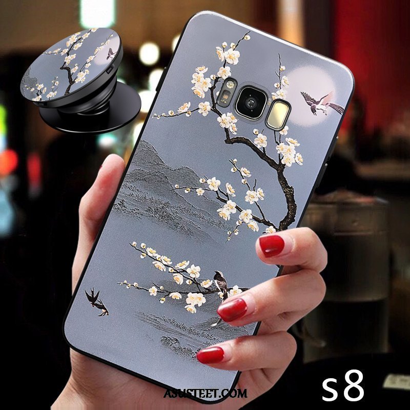 Samsung Galaxy S8 Kuoret Silikoni Puhelimen Ultra Sininen Luova