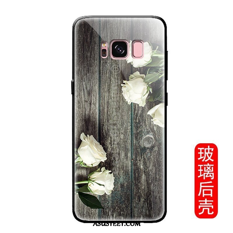 Samsung Galaxy S8 Kuori Kuoret Vuosikerta Pinkki Tähti Peili