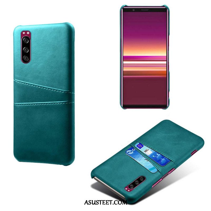 Sony Xperia 1 Ii Kuoret Puhelimen Nahka 说 Kortti Suojaus