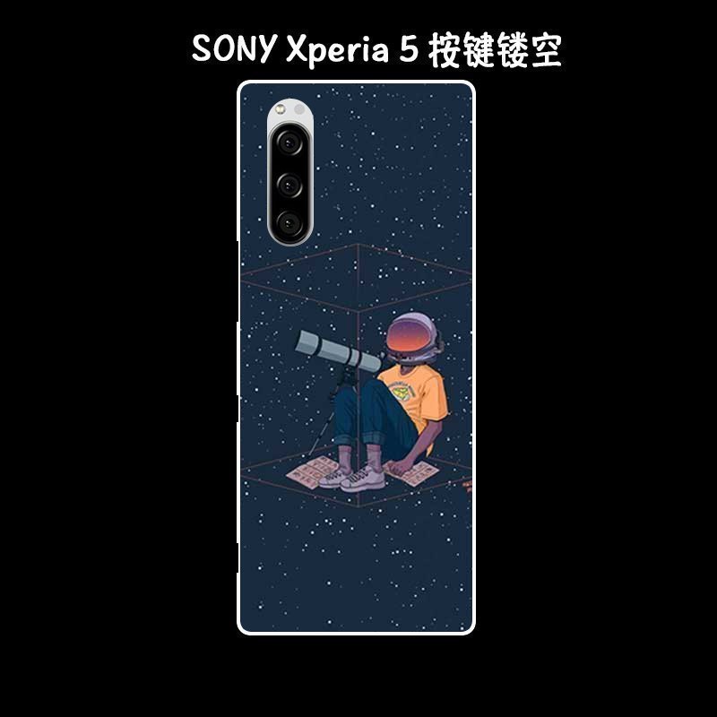 Sony Xperia 5 Kuori Kuoret Öljyvärimaalaus Kotelo Silikoni Taide Murtumaton