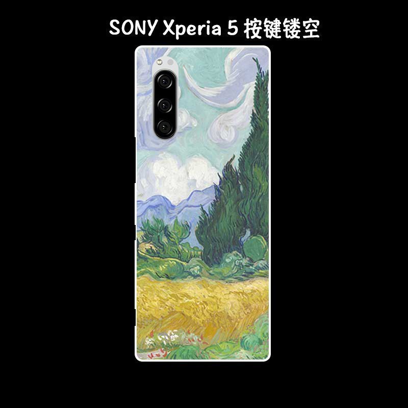 Sony Xperia L3 Kuori Kuoret Murtumaton Taide Puhelimen Öljyvärimaalaus Kotelo