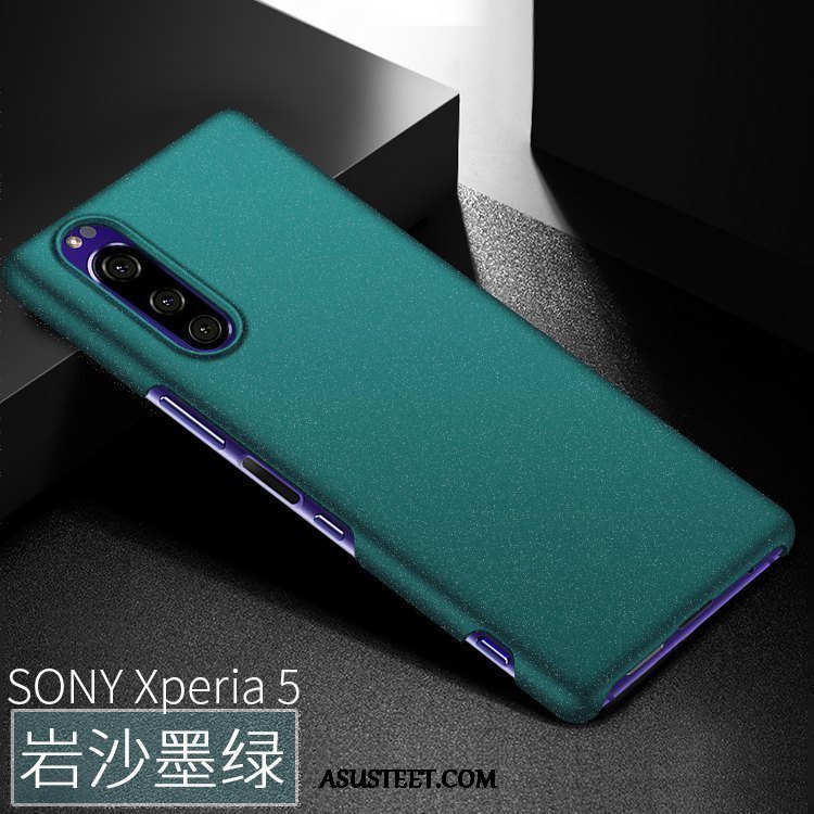 Sony Xperia L3 Kuori Kuoret Puhelimen Murtumaton Pesty Suede Kova Vihreä