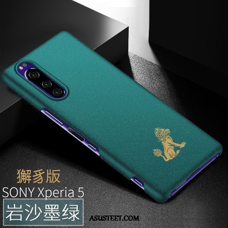 Sony Xperia L3 Kuori Kuoret Puhelimen Murtumaton Pesty Suede Kova Vihreä