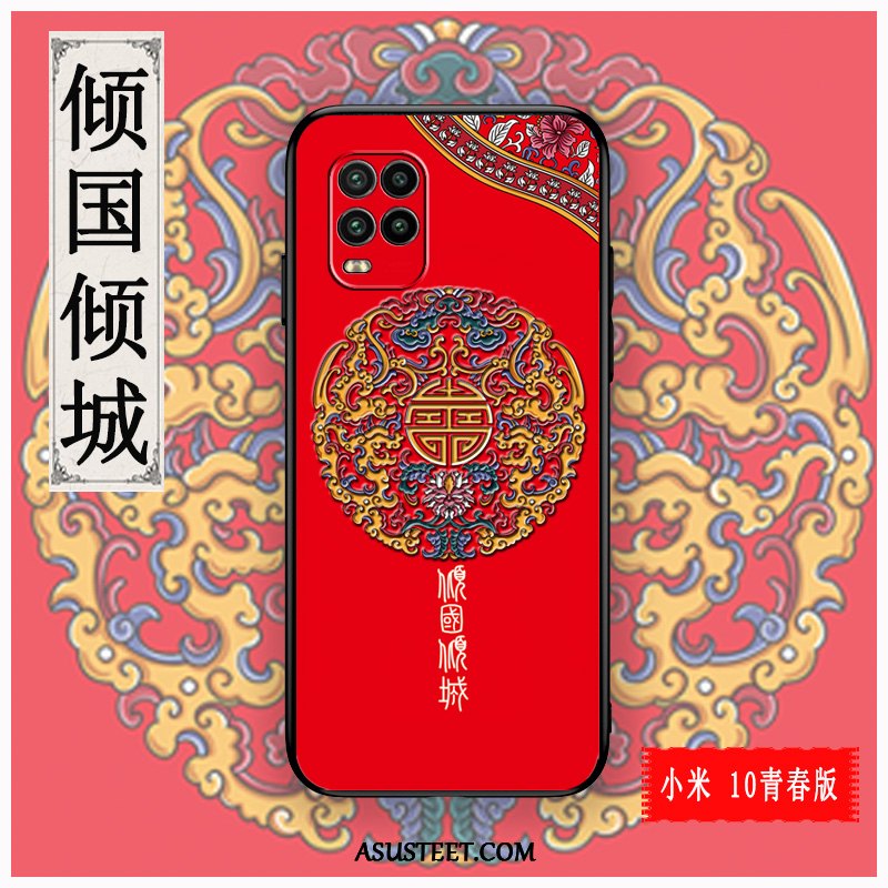 Xiaomi Mi 10 Lite Kuoret Puhelimen All Inclusive Muokata Murtumaton Punainen