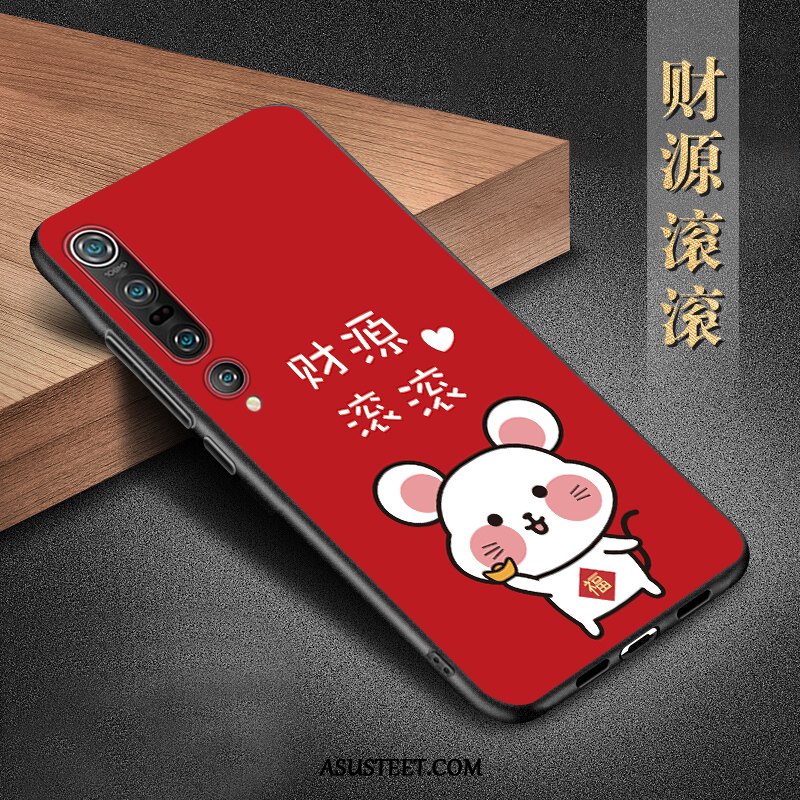 Xiaomi Mi 10 Pro Kuoret Kuori Pesty Suede Kotelo Sininen Trendi