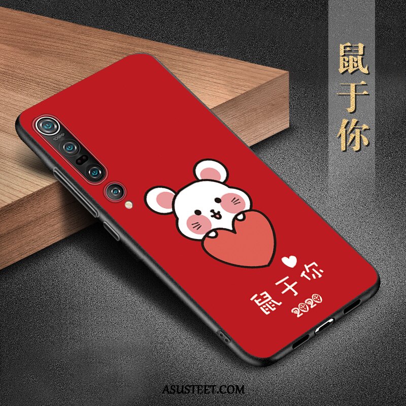 Xiaomi Mi 10 Pro Kuoret Kuori Pesty Suede Kotelo Sininen Trendi