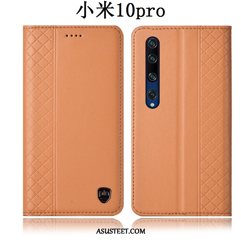 Xiaomi Mi 10 Pro Kuori Kuoret Keltainen Murtumaton Kotelo Nahkakotelo Pieni