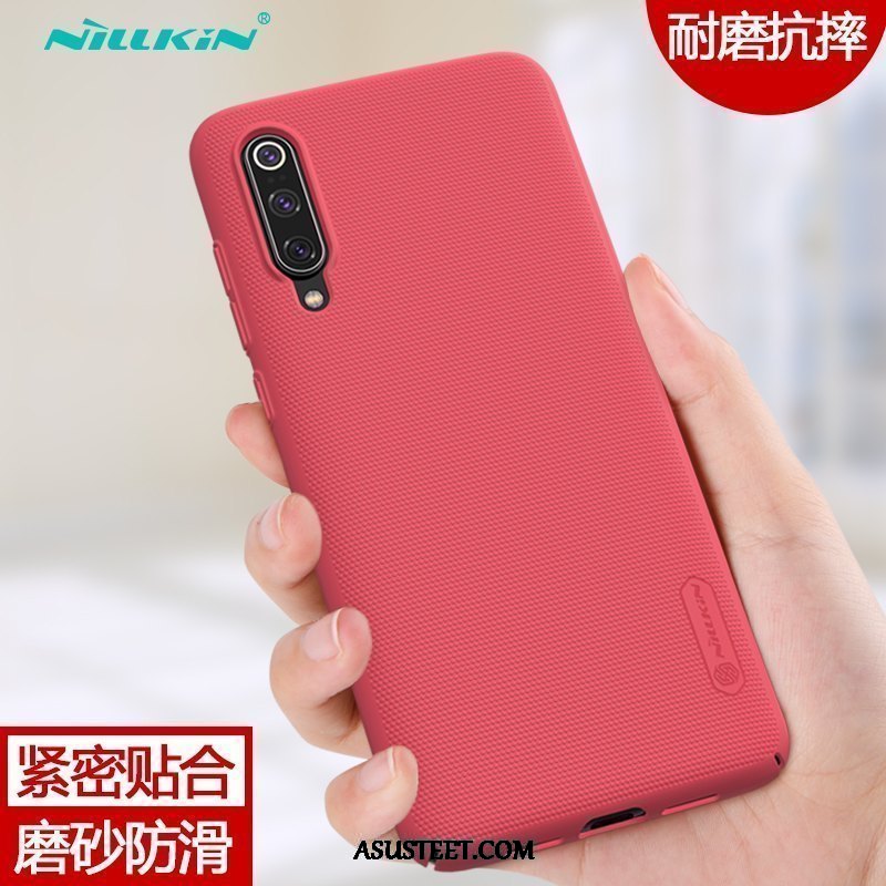 Xiaomi Mi 9 Lite Kuoret Tuki Liukumaton Kova Pesty Suede Puhelimen