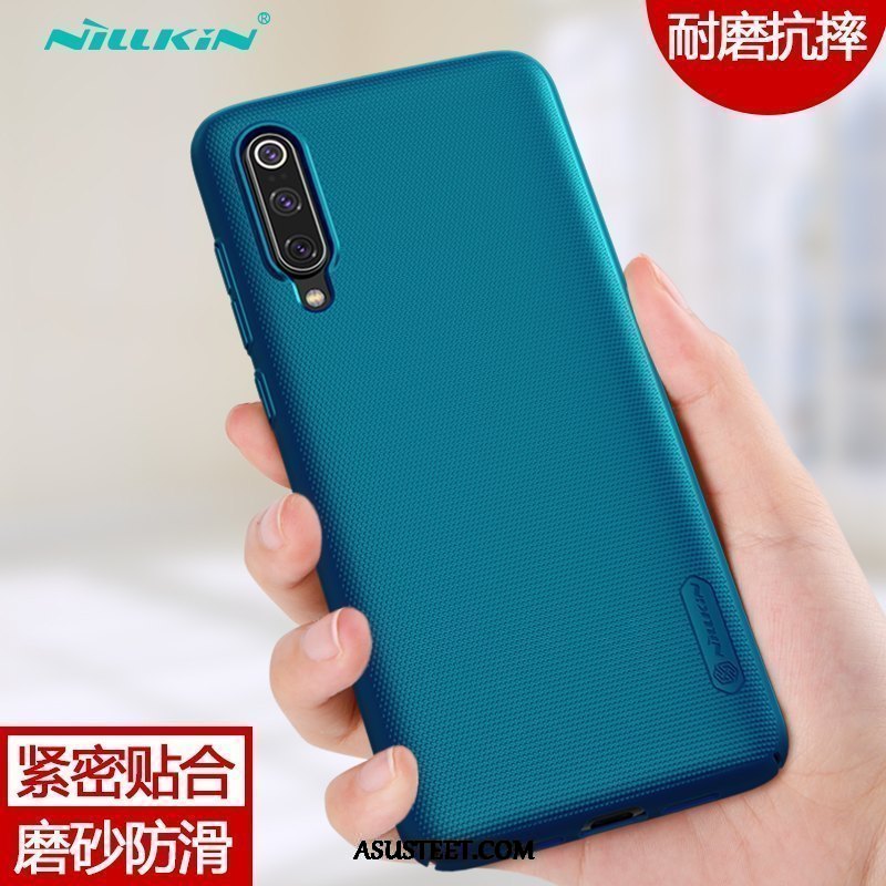 Xiaomi Mi 9 Lite Kuoret Tuki Liukumaton Kova Pesty Suede Puhelimen