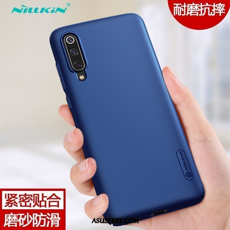 Xiaomi Mi 9 Lite Kuoret Tuki Liukumaton Kova Pesty Suede Puhelimen