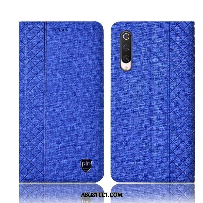 Xiaomi Mi 9 Lite Kuori Kuoret Suojaus Pieni Punainen Pellava Kotelo