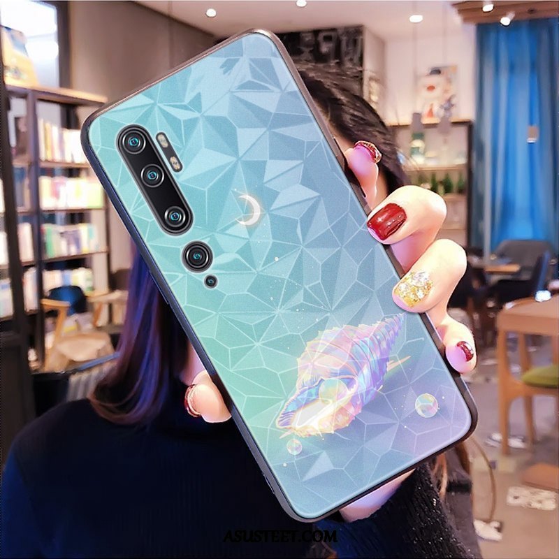 Xiaomi Mi Note 10 Kuoret Kuori Kukkakuvio Timantti Violetti Net Red