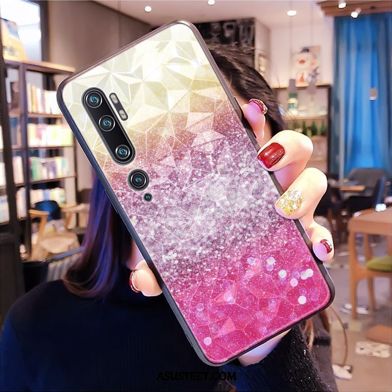 Xiaomi Mi Note 10 Kuoret Kuori Kukkakuvio Timantti Violetti Net Red