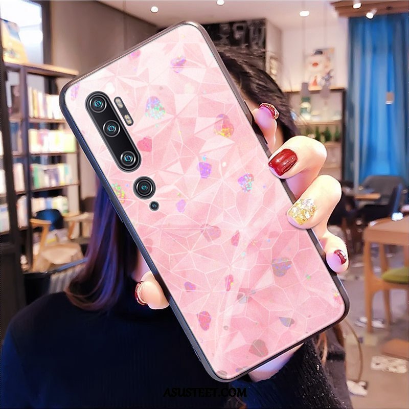 Xiaomi Mi Note 10 Kuoret Kuori Kukkakuvio Timantti Violetti Net Red