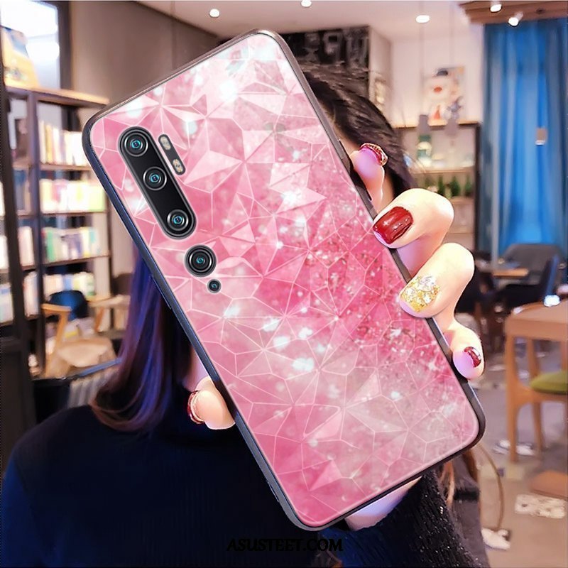 Xiaomi Mi Note 10 Kuoret Kuori Kukkakuvio Timantti Violetti Net Red