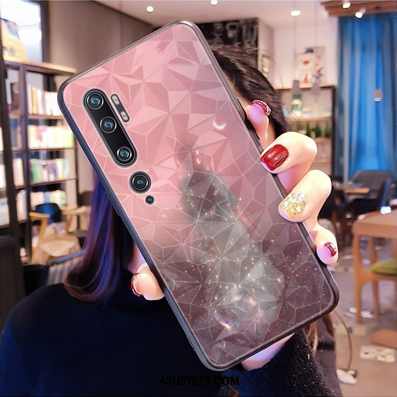 Xiaomi Mi Note 10 Kuoret Kuori Kukkakuvio Timantti Violetti Net Red