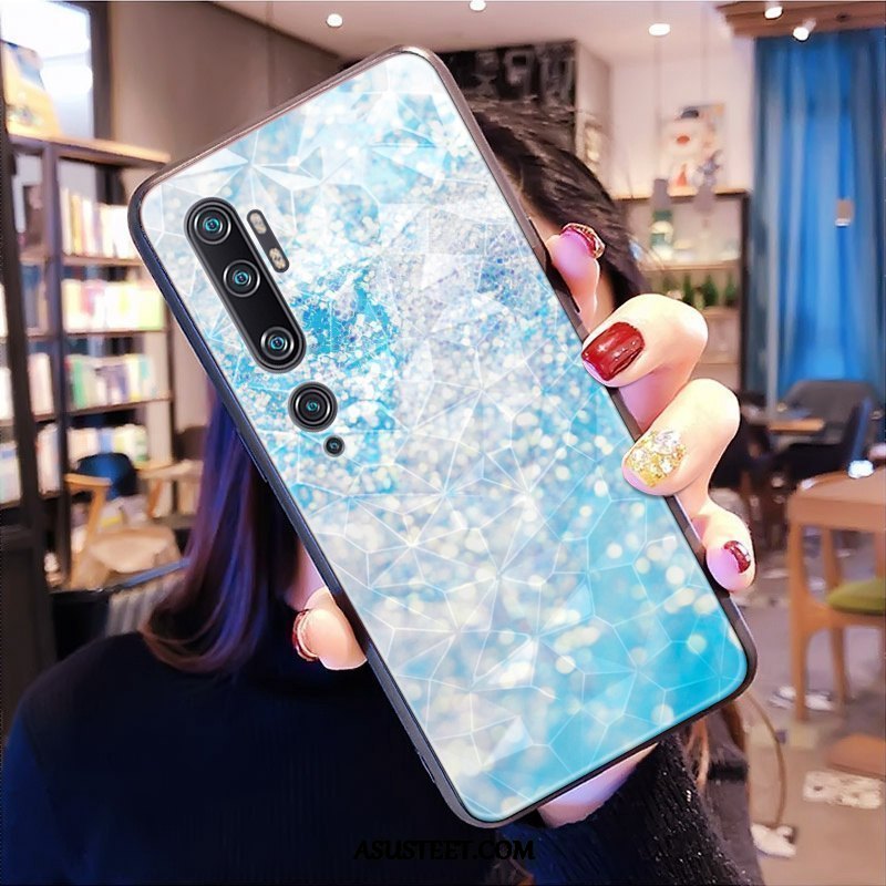 Xiaomi Mi Note 10 Kuoret Kuori Kukkakuvio Timantti Violetti Net Red