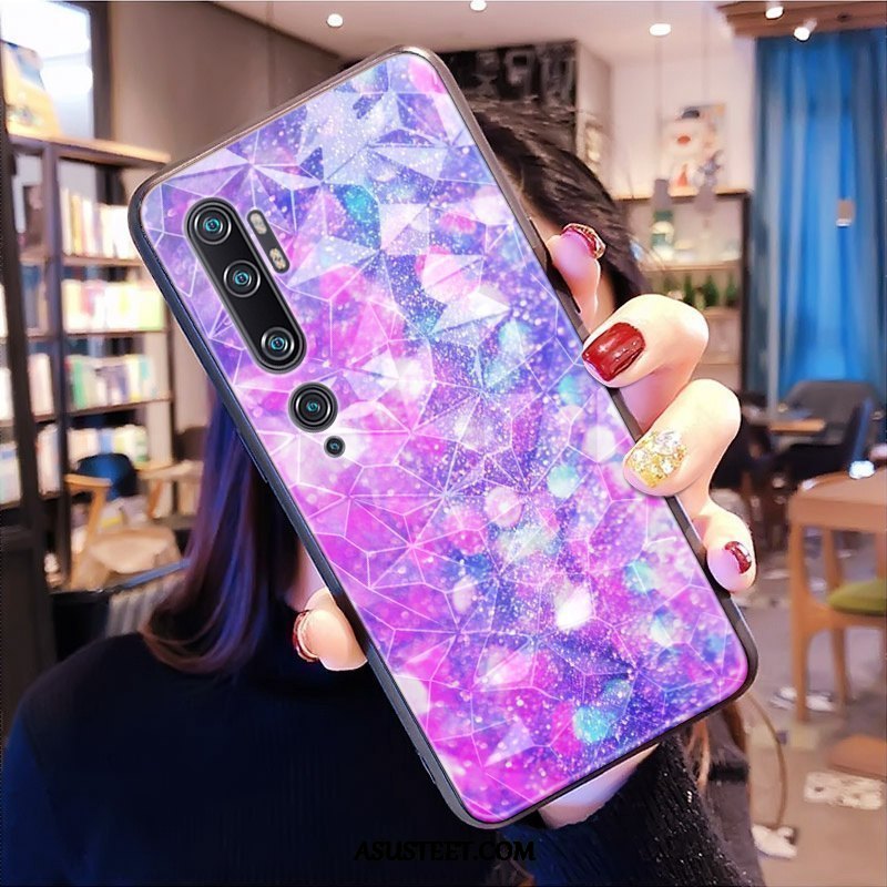 Xiaomi Mi Note 10 Kuoret Kuori Kukkakuvio Timantti Violetti Net Red