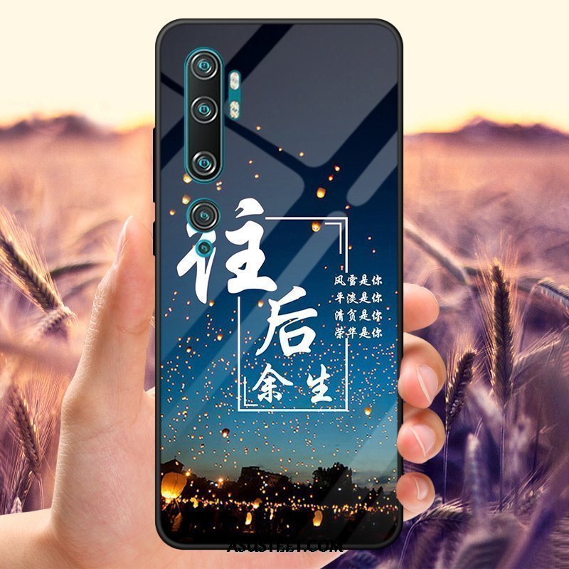 Xiaomi Mi Note 10 Kuori Kuoret Peili Rakastunut Lasi Pieni Vihreä