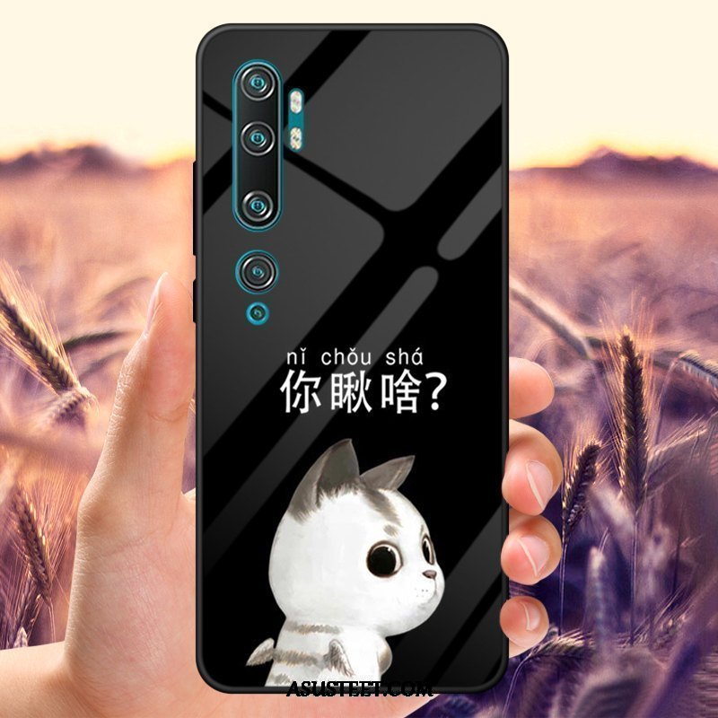 Xiaomi Mi Note 10 Kuori Kuoret Peili Rakastunut Lasi Pieni Vihreä