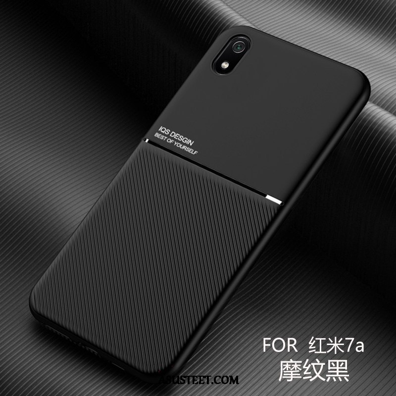 Xiaomi Redmi 7a Kuoret Ohut All Inclusive Pieni Punainen Kukkakuvio