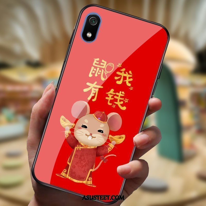 Xiaomi Redmi 7a Kuoret Peili Sarjakuva Puhelimen Lasi Rotta