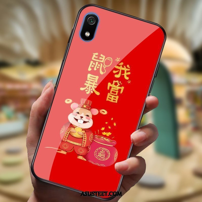 Xiaomi Redmi 7a Kuoret Peili Sarjakuva Puhelimen Lasi Rotta