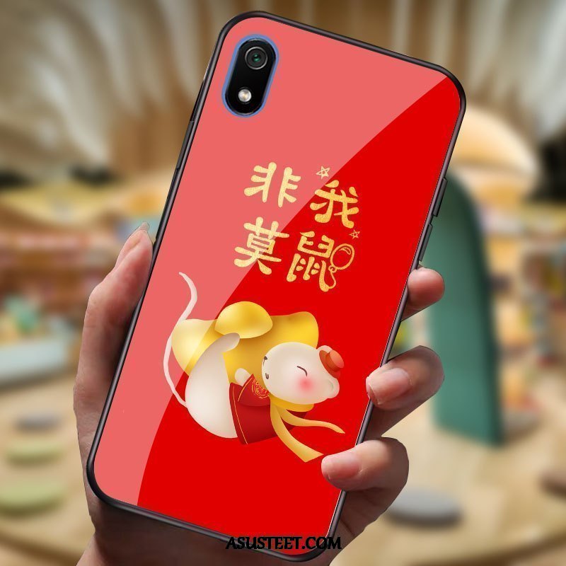 Xiaomi Redmi 7a Kuoret Peili Sarjakuva Puhelimen Lasi Rotta