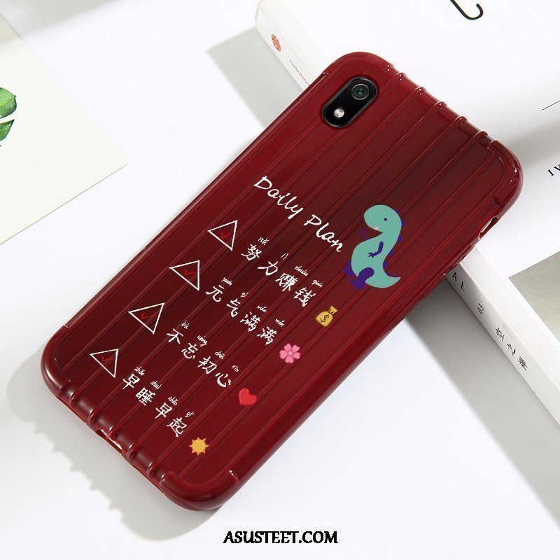 Xiaomi Redmi 7a Kuoret Persoonallisuus Silikoni Punainen Pehmeä Neste Murtumaton