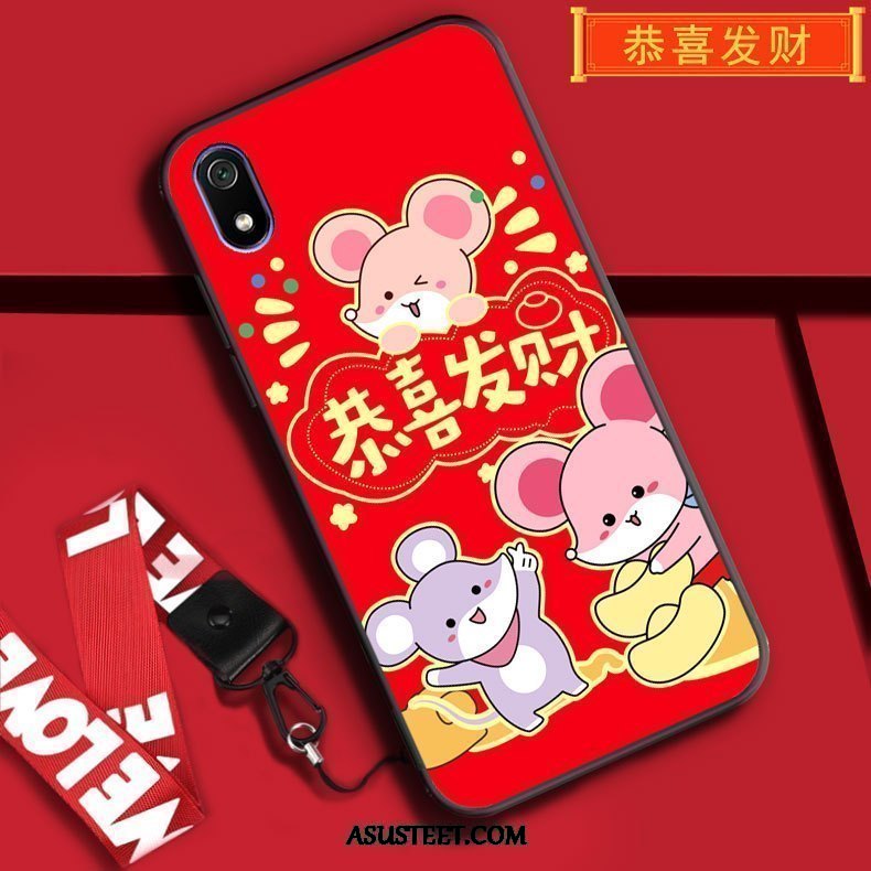 Xiaomi Redmi 7a Kuoret Ripustettavat Koristeet Punainen Sarjakuva Murtumaton Kotelo