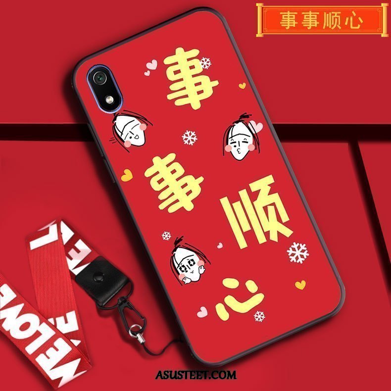 Xiaomi Redmi 7a Kuoret Ripustettavat Koristeet Punainen Sarjakuva Murtumaton Kotelo