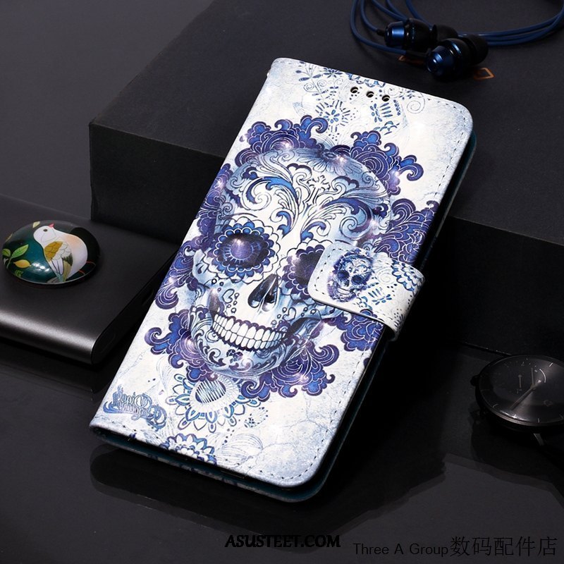 Xiaomi Redmi Note 8 Pro Kuoret Kuori Ihana Nahkakotelo Persoonallisuus Punainen