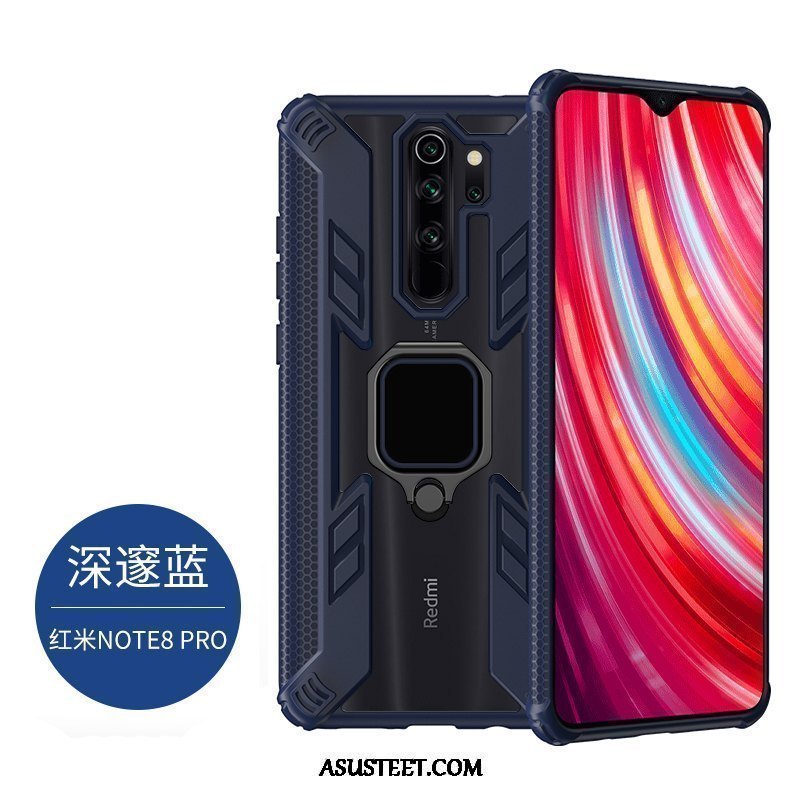 Xiaomi Redmi Note 8 Pro Kuoret Persoonallisuus Rengas All Inclusive Punainen Sininen