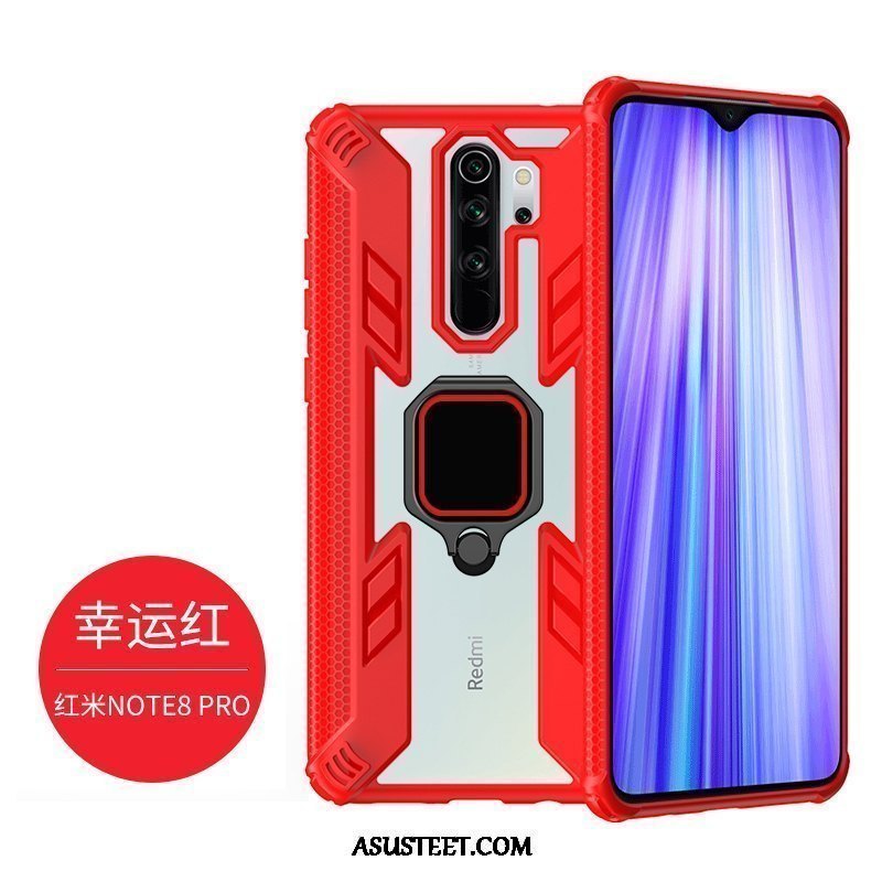 Xiaomi Redmi Note 8 Pro Kuoret Persoonallisuus Rengas All Inclusive Punainen Sininen