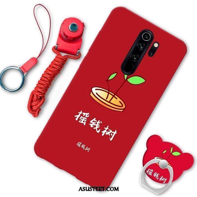 Xiaomi Redmi Note 8 Pro Kuoret Sarjakuva Punainen Rakastunut Murtumaton Ripustettavat Koristeet