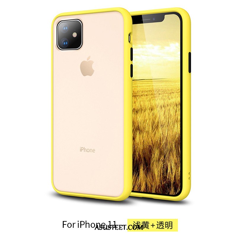 iPhone 11 Kuoret Puhelimen All Inclusive Pesty Suede Kuori Läpinäkyvä