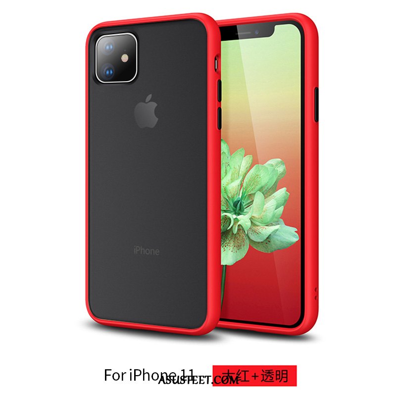 iPhone 11 Kuoret Puhelimen All Inclusive Pesty Suede Kuori Läpinäkyvä