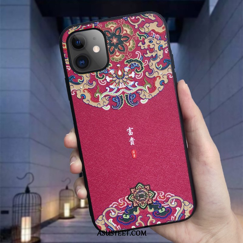 iPhone 11 Kuori Kuoret Rikkaus Violetti Punainen Tuuli