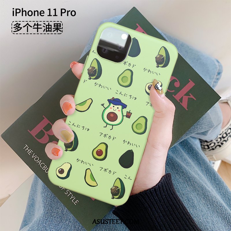 iPhone 11 Pro Kuoret Vihreä Kuori All Inclusive Sarjakuva Kotelo