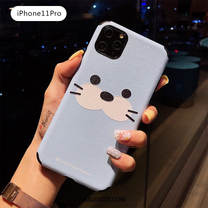 iPhone 11 Pro Kuori Kuoret Puhelimen Kohokuviointi All Inclusive Ihana Pesty Suede