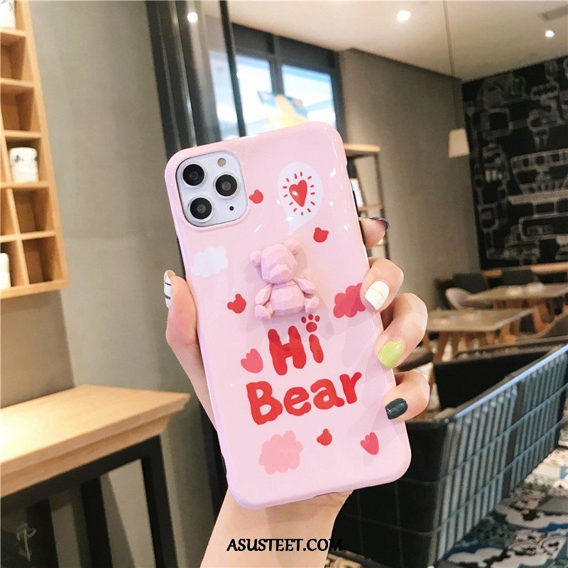 iPhone 11 Pro Max Kuori Kuoret Persoonallisuus Murtumaton All Inclusive Rakastunut Bear