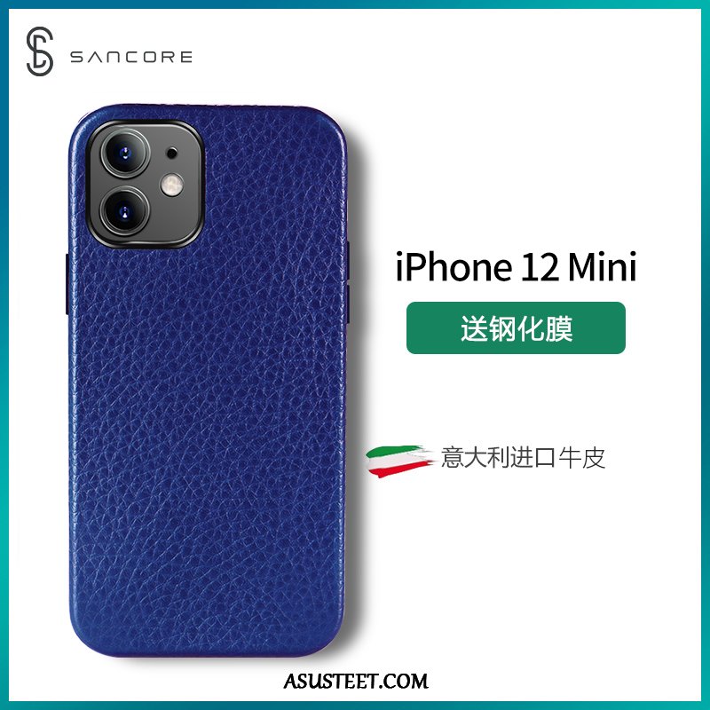 iPhone 12 Mini Kuori Kuoret Puhelimen Murtumaton Ylellisyys Nahka