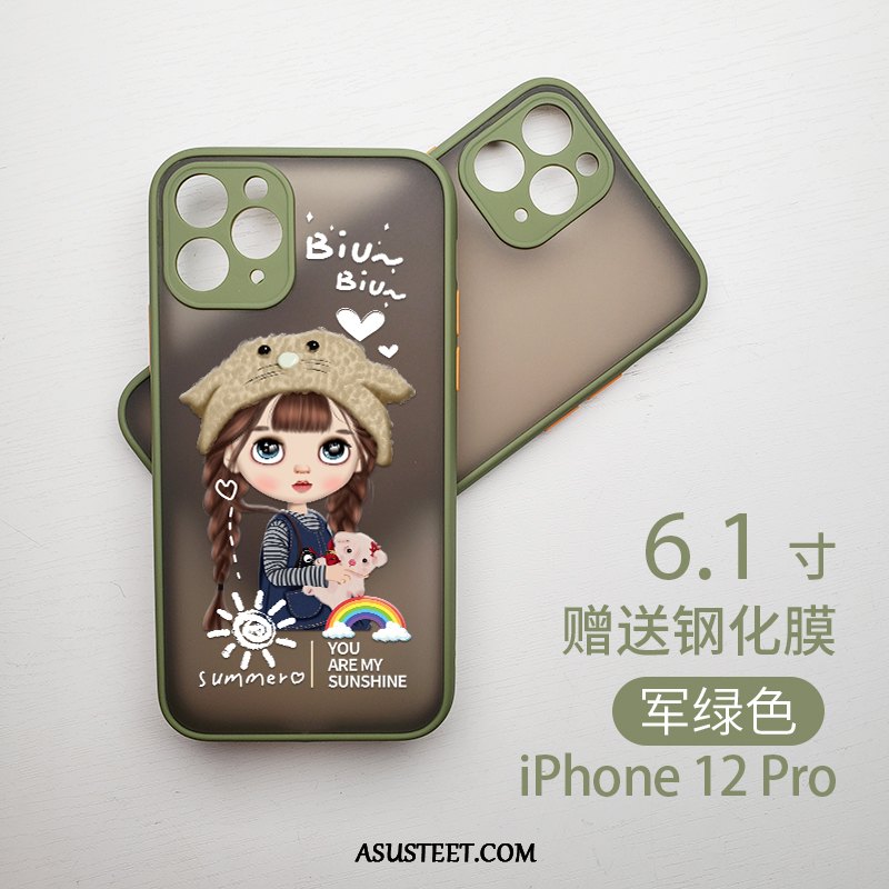 iPhone 12 Pro Kuori Kuoret Murtumaton Pesty Suede Pu All Inclusive