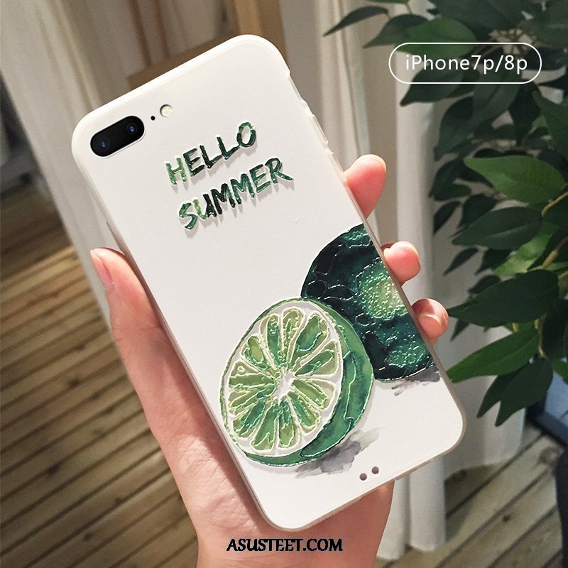 iPhone 8 Plus Kuoret All Inclusive Puhelimen Pesty Suede Kuori Murtumaton