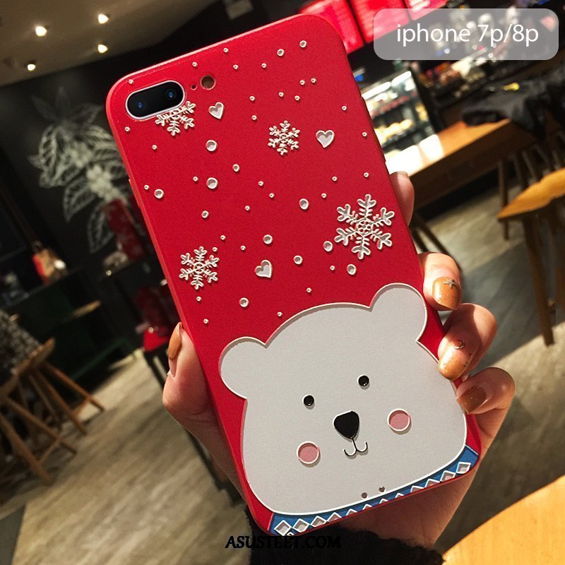 iPhone 8 Plus Kuoret Kuori All Inclusive Puhelimen Bear Suojaus