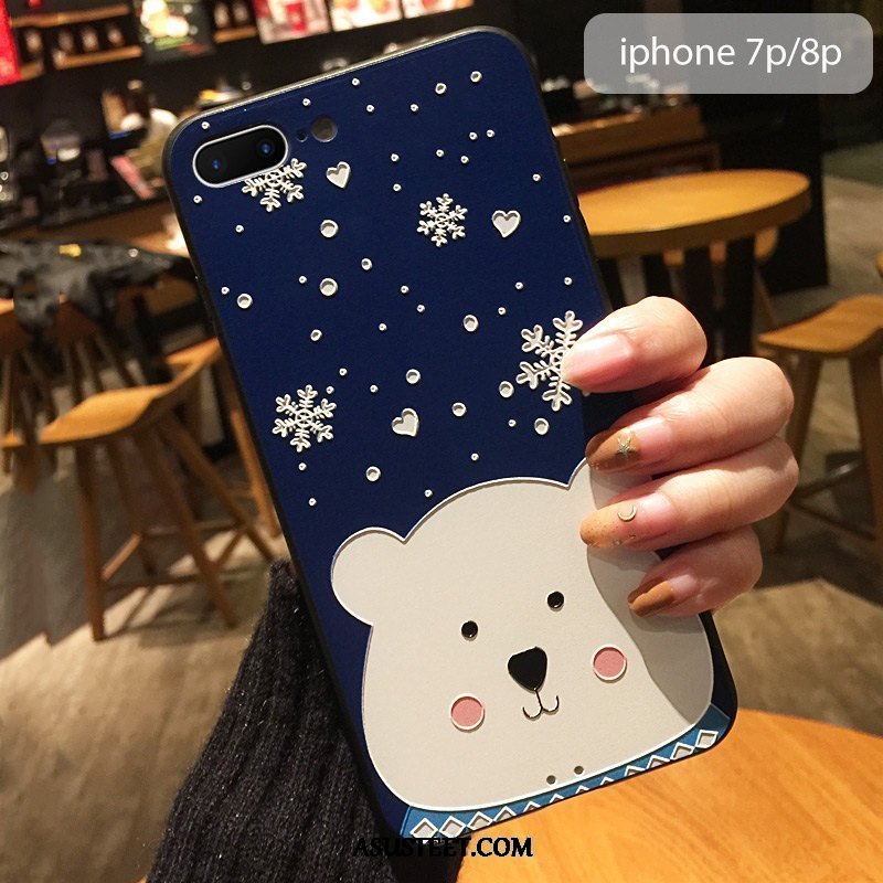 iPhone 8 Plus Kuoret Kuori All Inclusive Puhelimen Bear Suojaus