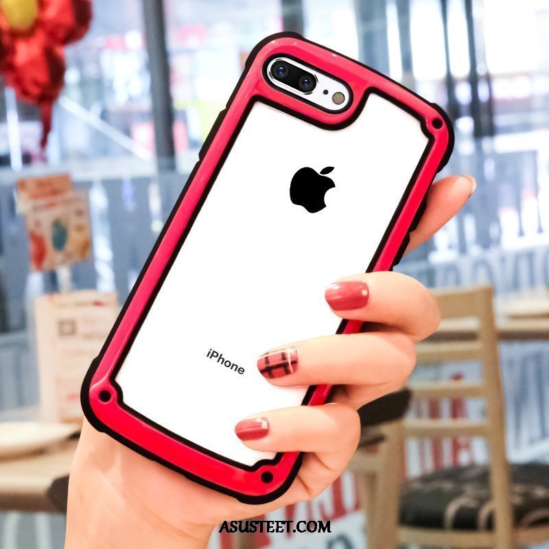 iPhone 8 Plus Kuori Kuoret Persoonallisuus Murtumaton Net Red Ylellisyys Valkoinen