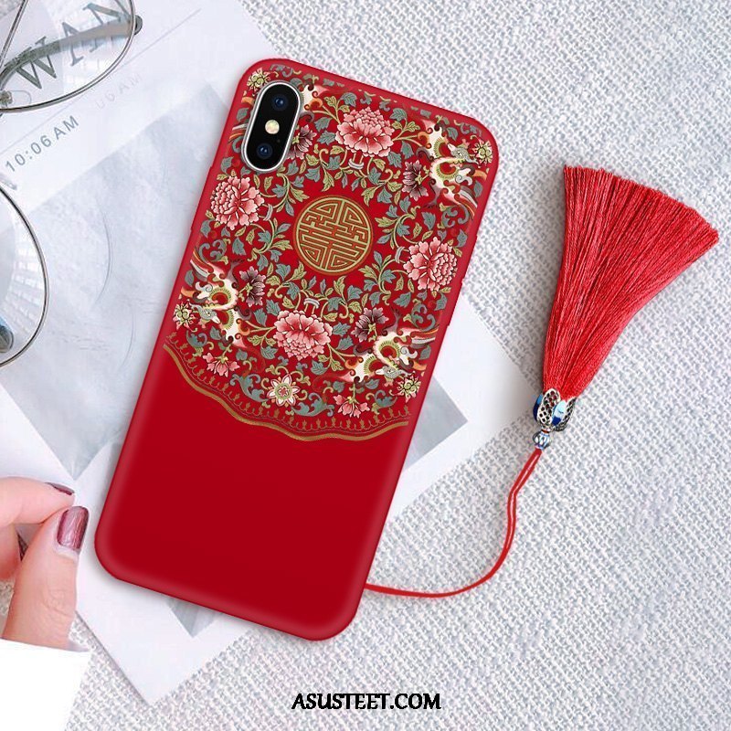 iPhone X Kuoret Palatsi Suuntaus All Inclusive Pesty Suede Suojaus